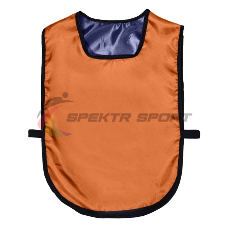 Купить Манишка футбольная двусторонняя универсальная Spektr Sport оранжево-синяя в Буе 